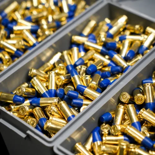 BRASS 9mm JELLO SHOT AMMUNITION 147GR Complete Synthetic Jacket