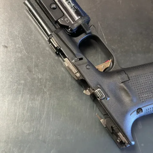 Glock Frame Undercut and Gas Pedal Milling