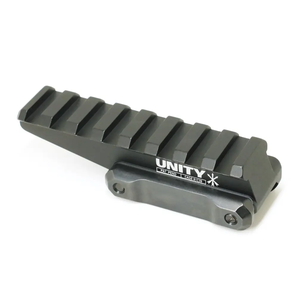 Unity Tactical FAST - Optics Riser - Black - Badlands Munitions Co