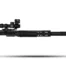 Semi-automatic rifle with scope and handguard, shown in profile on a white background.