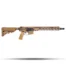 Tan AR-style rifle with foregrip and rail system on a white background, shown horizontally.